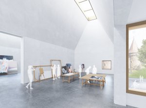 Blick in ein Atelier